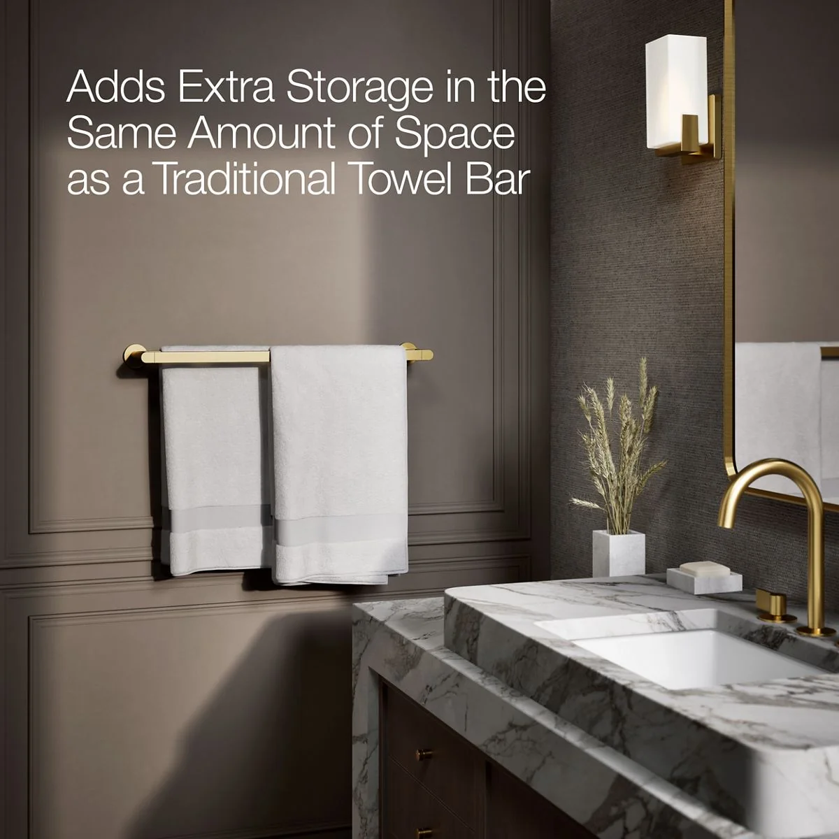 KOHLER K-73144 Composed 24" double towel bar - Image 13