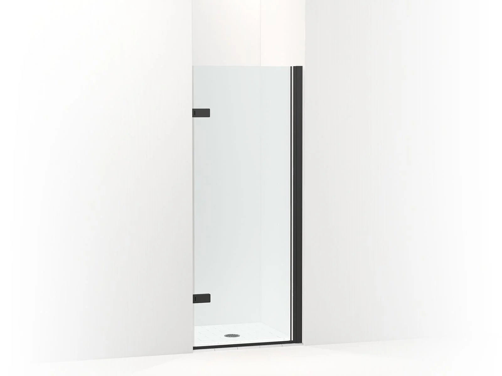 KOHLER K-27707-10L Composed 3/8" pivot door glass and hardware, no handle