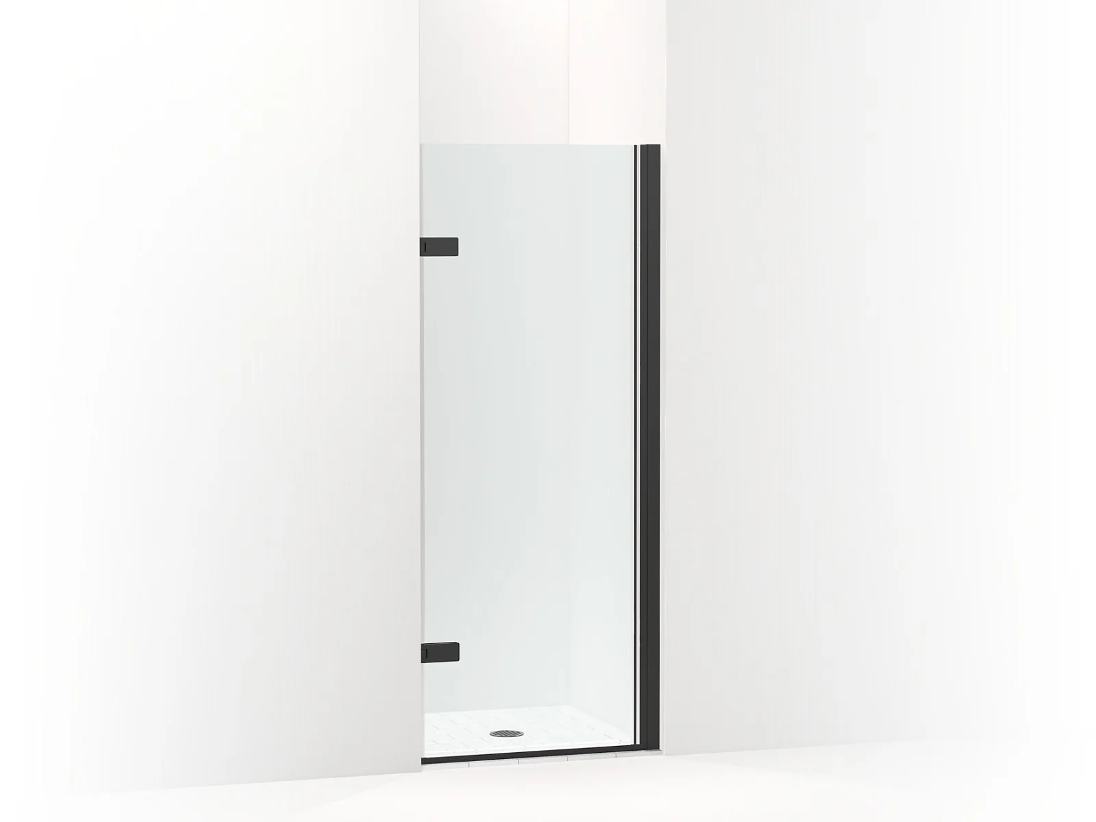 KOHLER K-27707-10L Composed 3/8" pivot door glass and hardware, no handle - Image 4