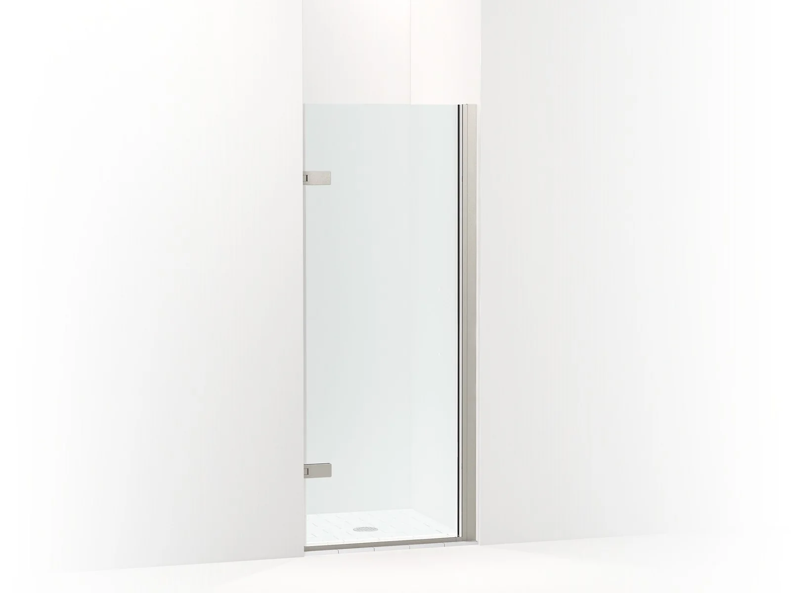 KOHLER K-27707-10L Composed 3/8" pivot door glass and hardware, no handle - Image 5