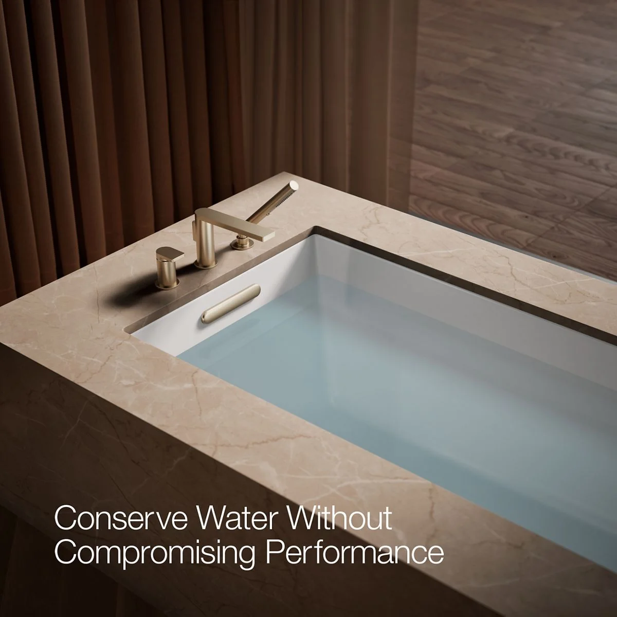 KOHLER K-73078-4 Composed Deck-mount bath faucet with handshower - Image 38