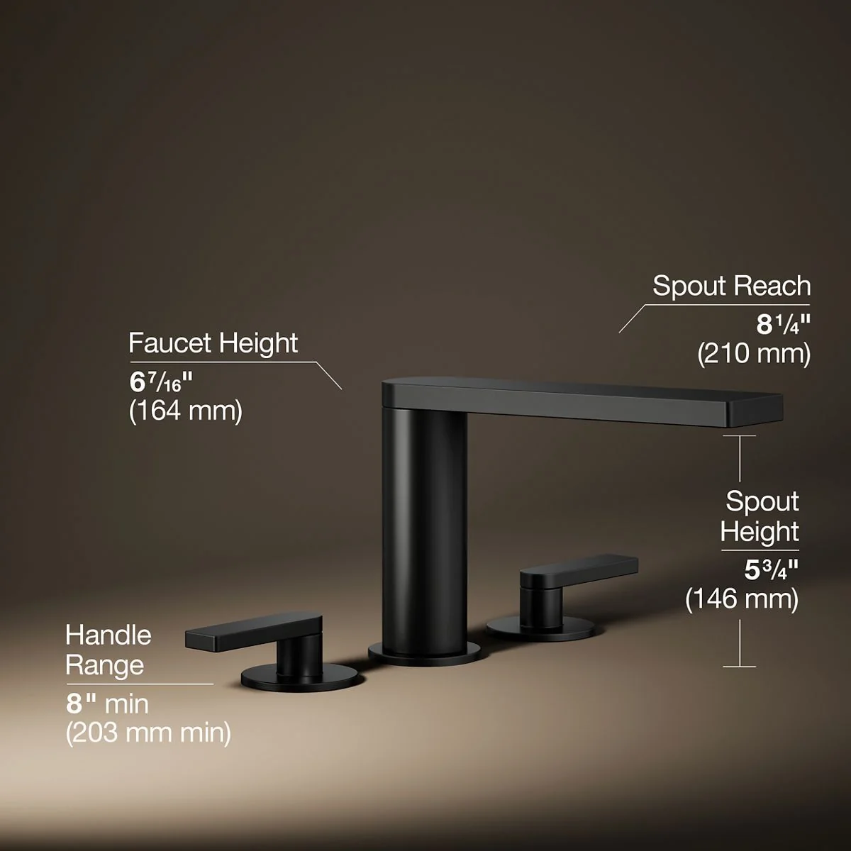 KOHLER K-73081-4 Composed Deck-mount bath faucet with lever handles - Image 17