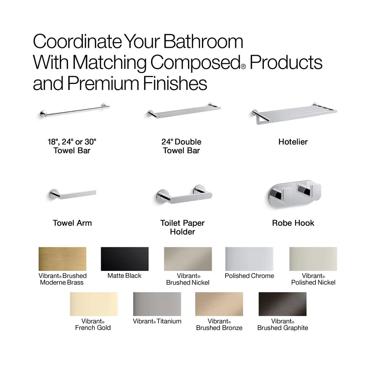 KOHLER K-73157 Composed Hotelier - Image 28