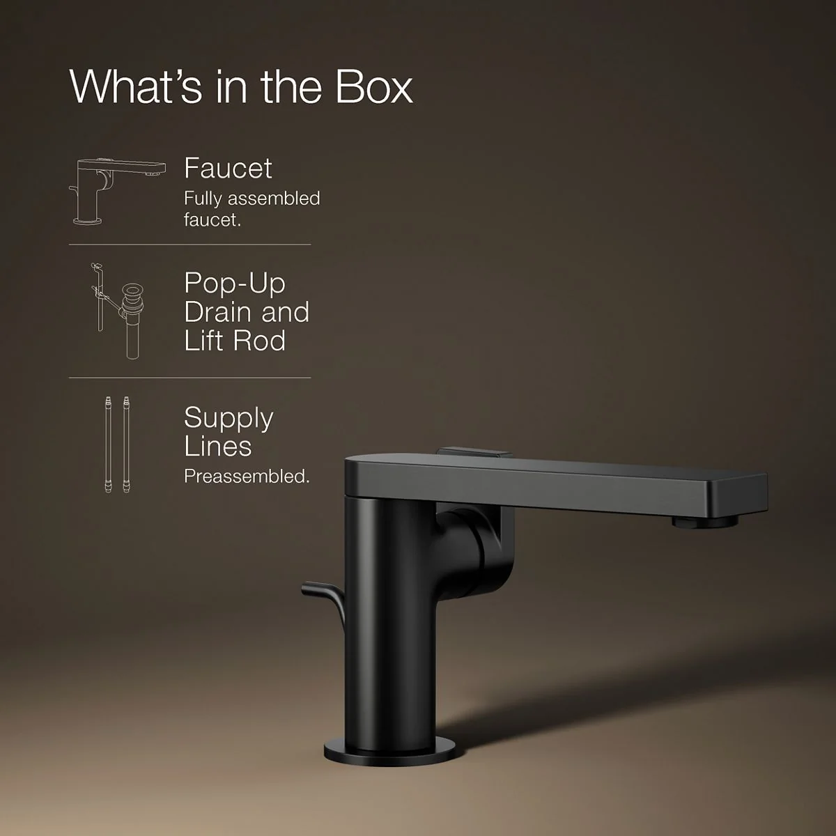 KOHLER K-73167-4 Composed Single-handle bathroom sink faucet with Lever handle, 1.2 gpm - Image 10
