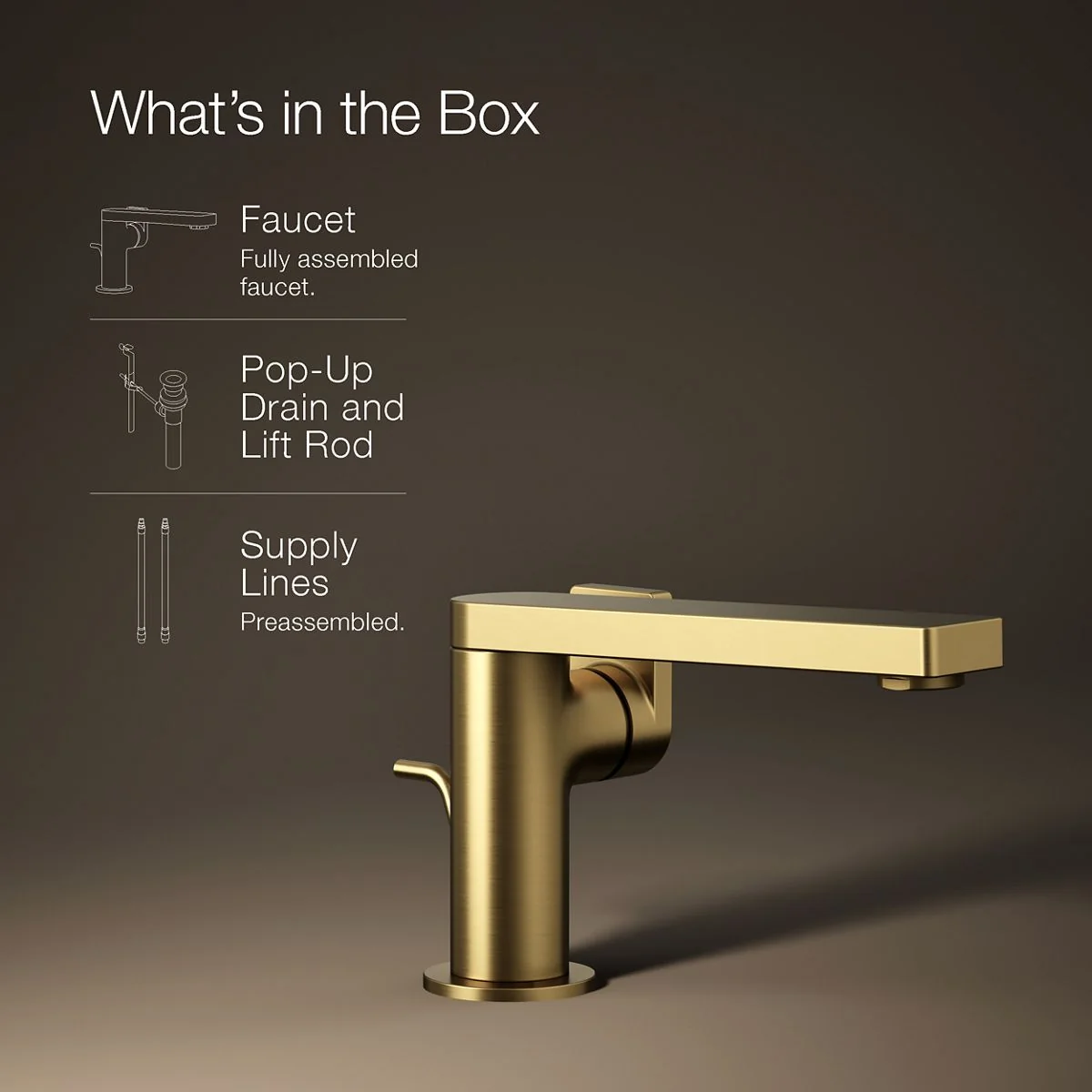KOHLER K-73167-4 Composed Single-handle bathroom sink faucet with Lever handle, 1.2 gpm - Image 15