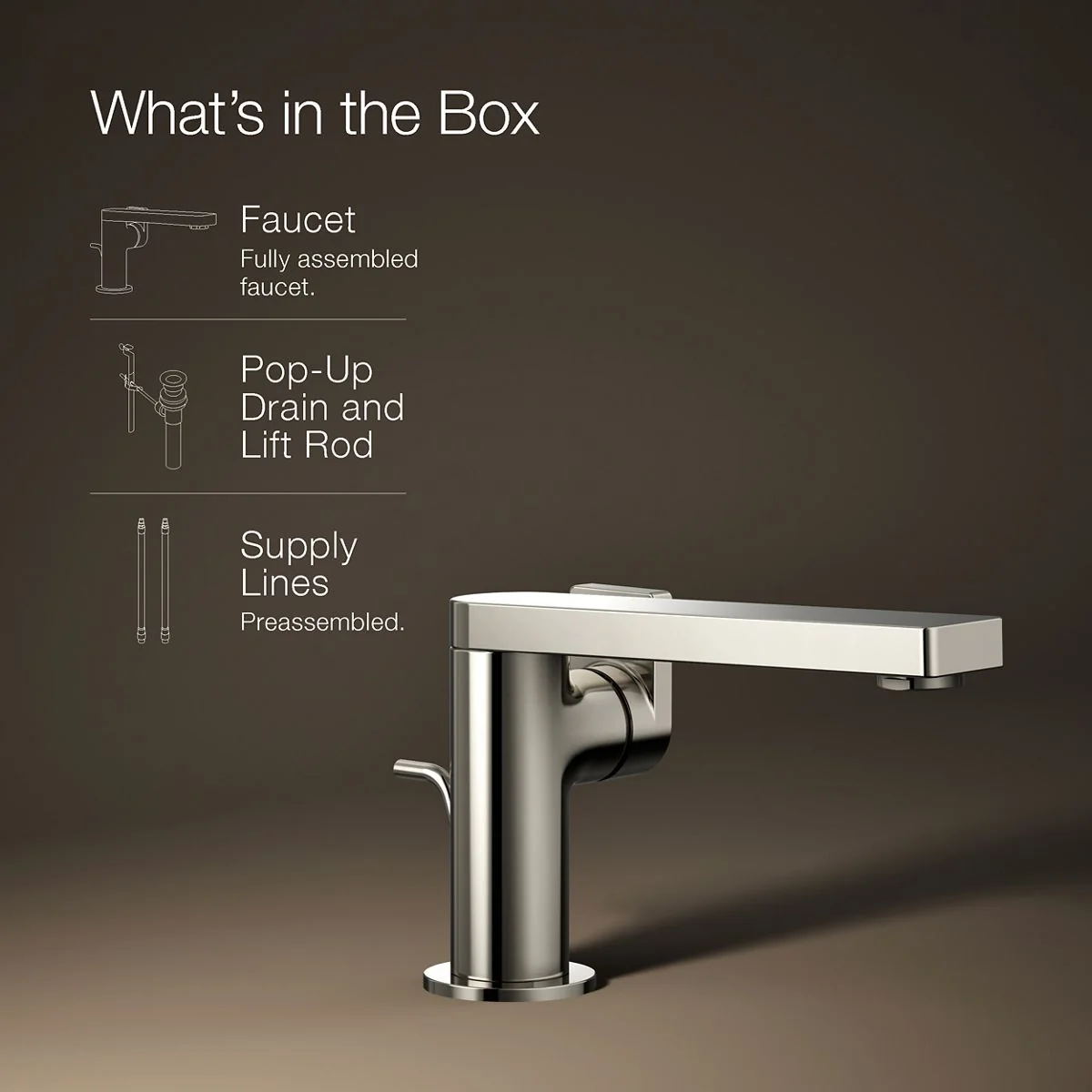 KOHLER K-73167-4 Composed Single-handle bathroom sink faucet with Lever handle, 1.2 gpm - Image 30