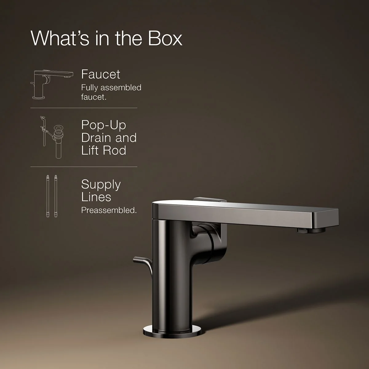 KOHLER K-73167-4 Composed Single-handle bathroom sink faucet with Lever handle, 1.2 gpm - Image 35
