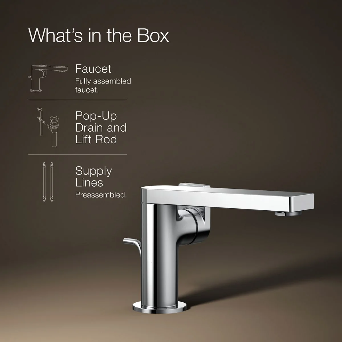 KOHLER K-73167-4 Composed Single-handle bathroom sink faucet with Lever handle, 1.2 gpm - Image 40