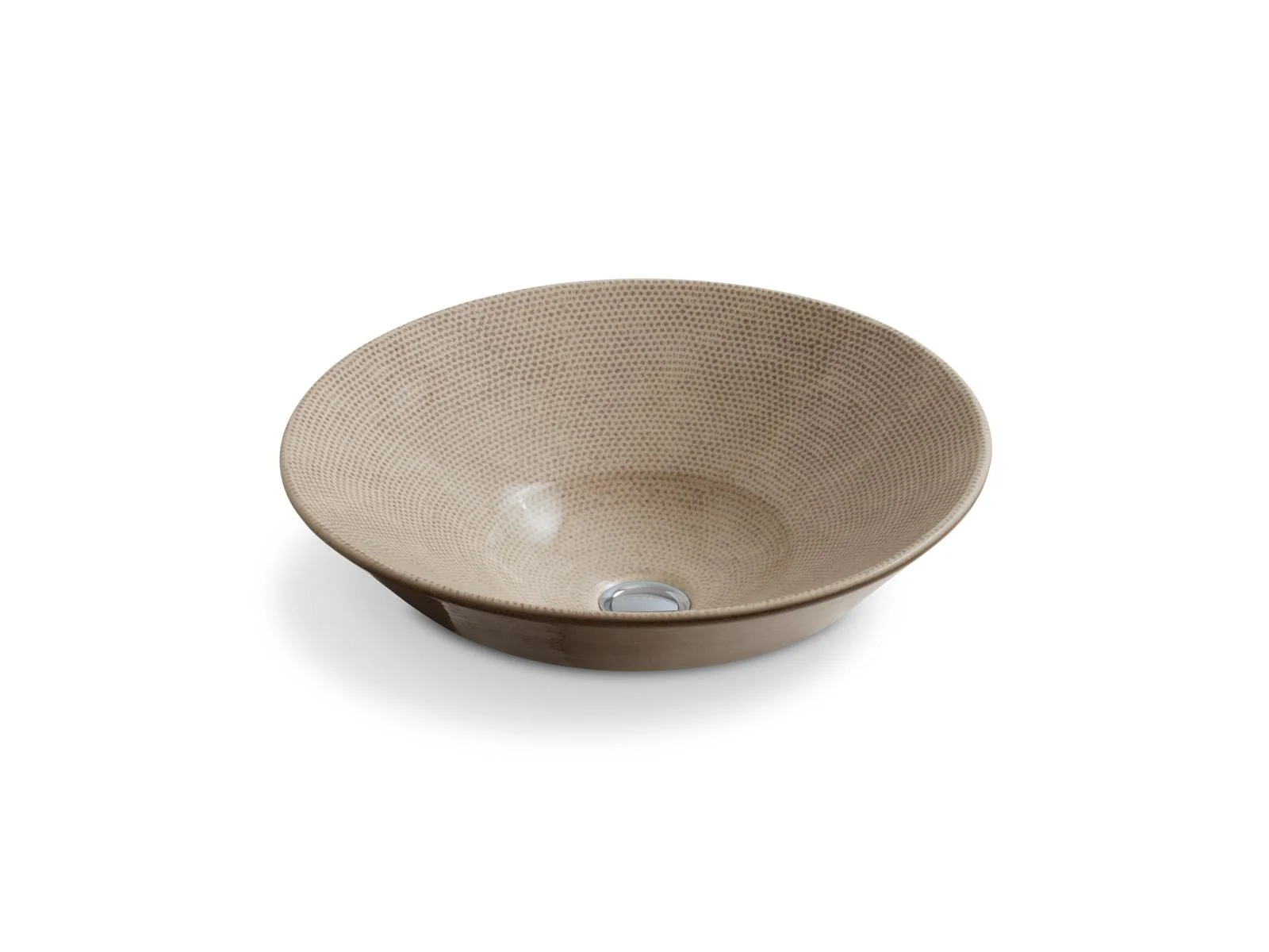 KOHLER K-2200 Conical Bell 16-1/4" round vessel bathroom sink, no overflow - Image 2