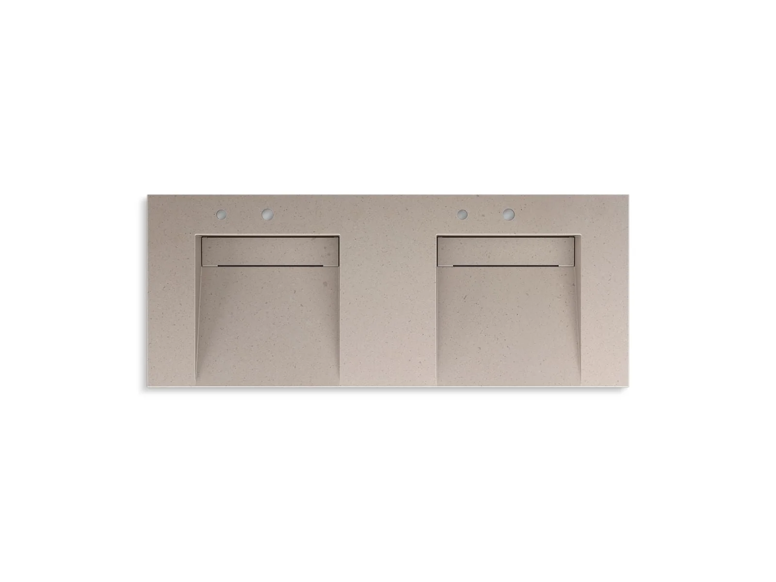 KOHLER K-81030-BSS Constellation 60" wall-mount basin lavatory system - Image 10