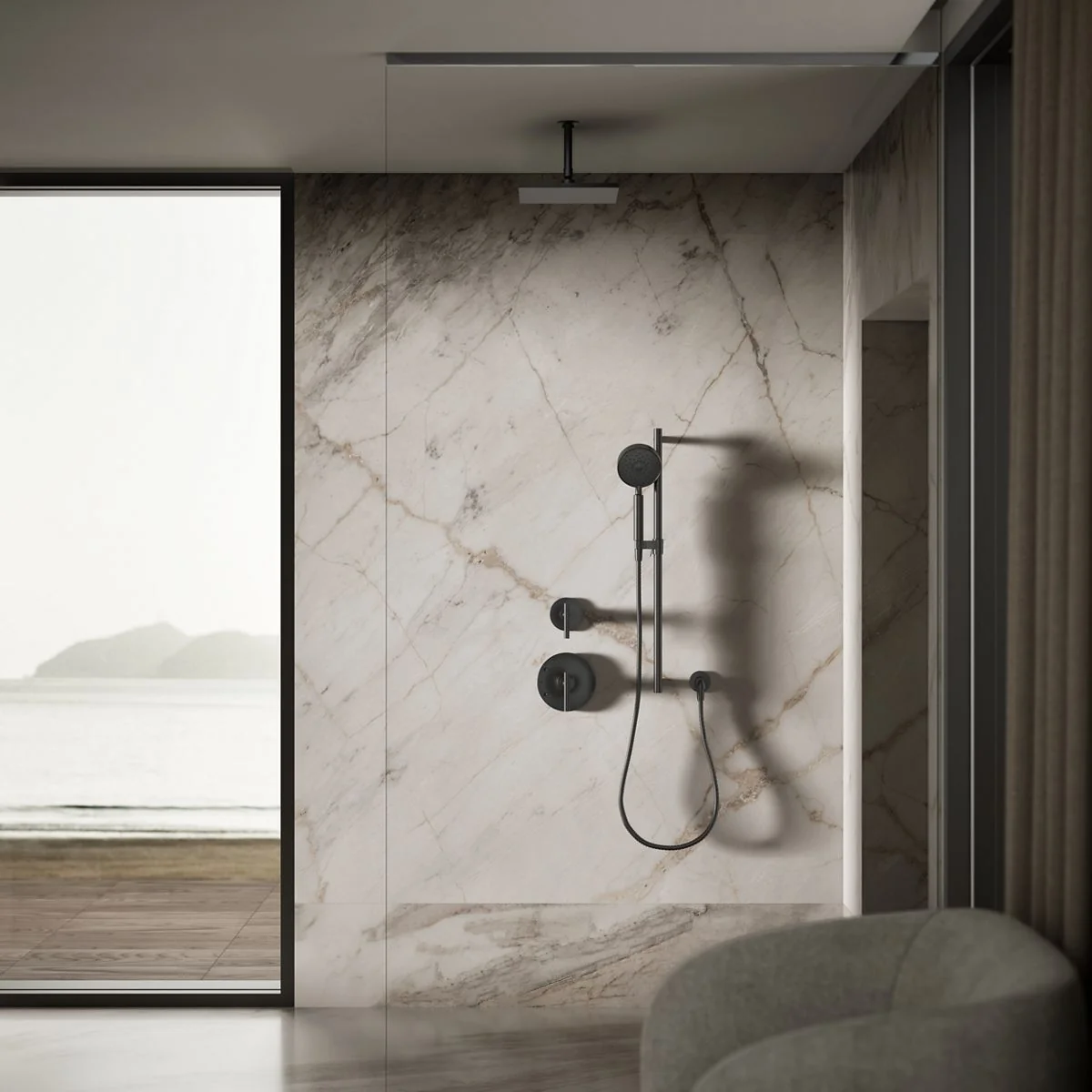KOHLER K-13696-G Contemporary Square 10" single-function rainhead, 1.75 gpm - Image 17