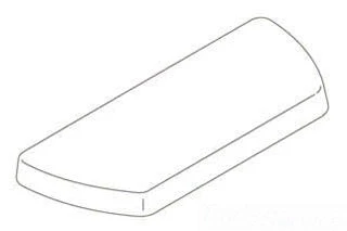 KOHLER K-84591-T-95 Cover, Tank, Toilet