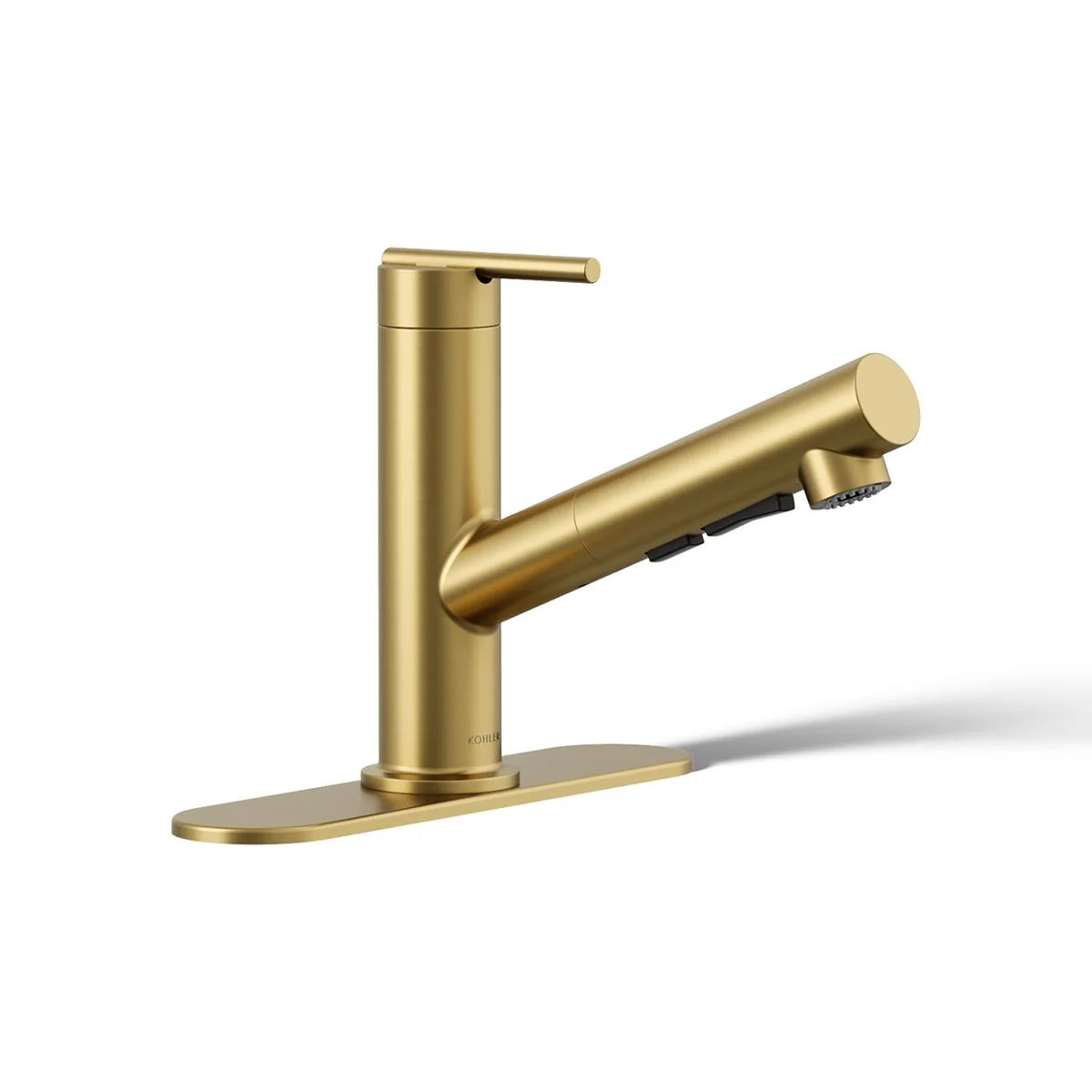 KOHLER K-22976 Crue Pull-out kitchen sink faucet with three-function sprayhead - Image 8