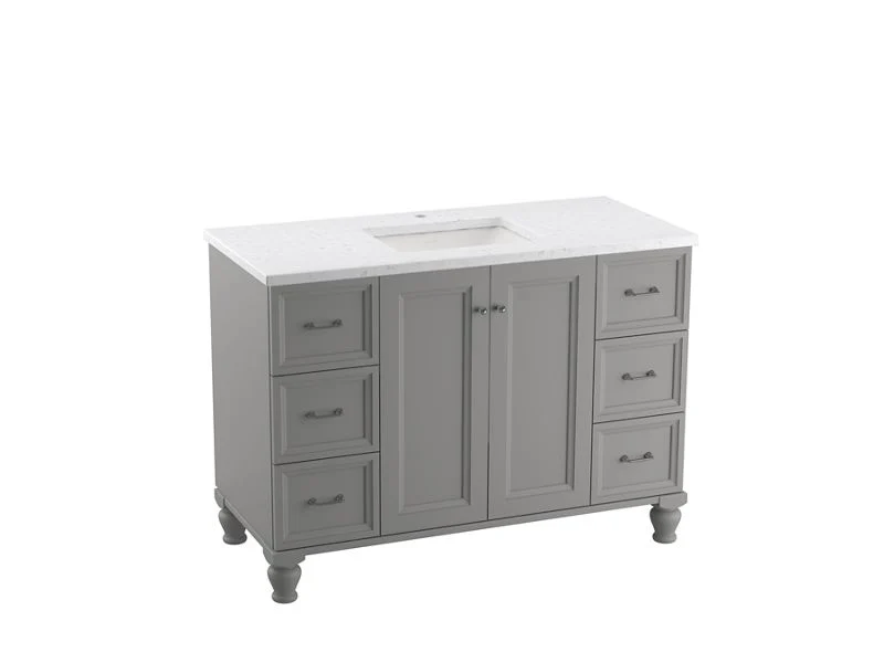 KOHLER K-99522-LG Damask 48" bathroom vanity cabinet - Image 3