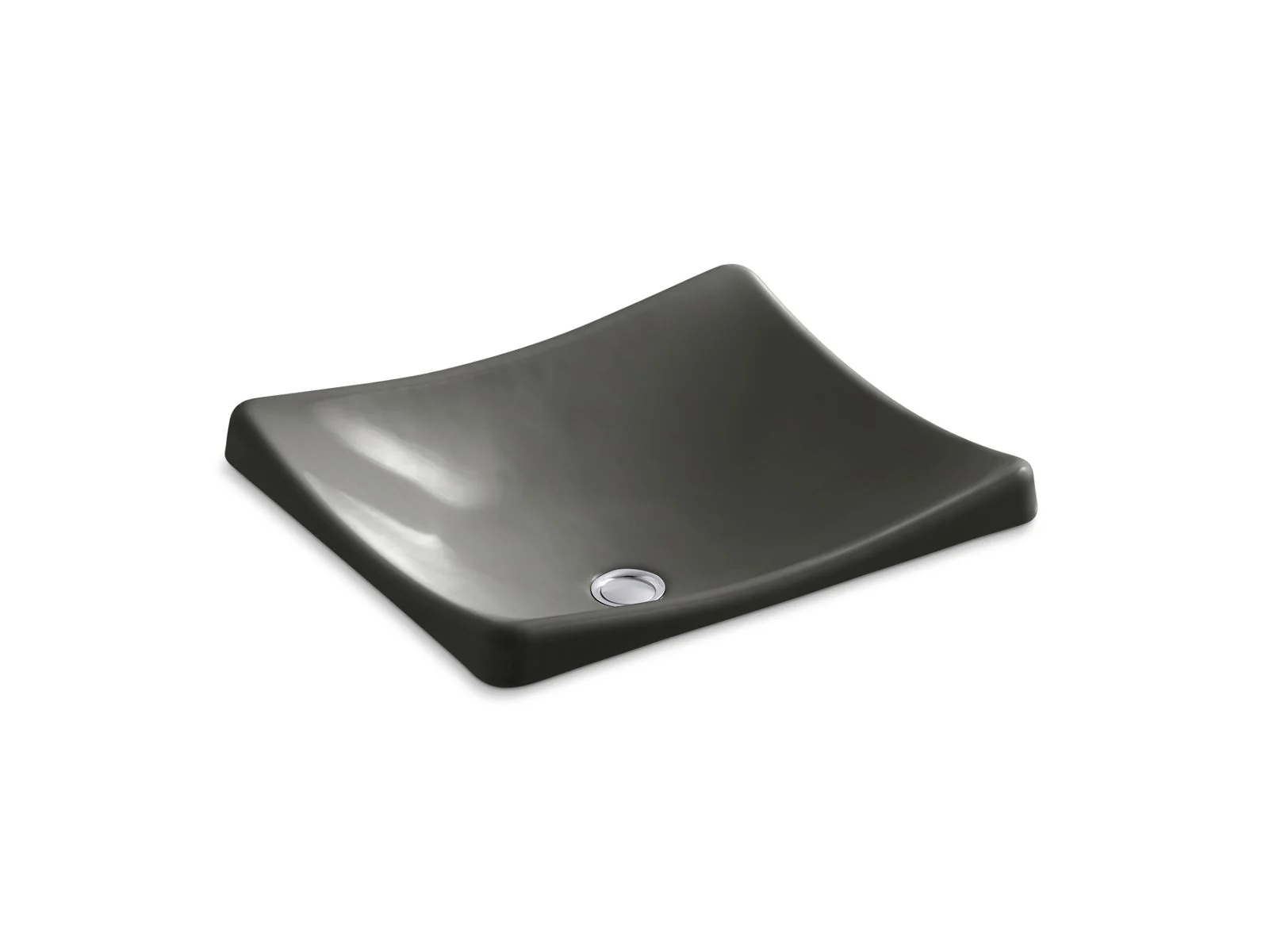 KOHLER K-2833 DemiLav 18-1/4" rectangular vessel bathroom sink, no overflow - Image 2