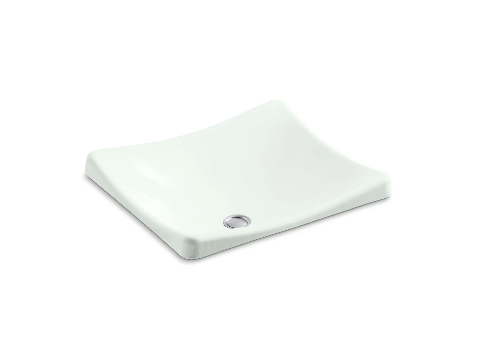 KOHLER K-2833 DemiLav 18-1/4" rectangular vessel bathroom sink, no overflow - Image 7