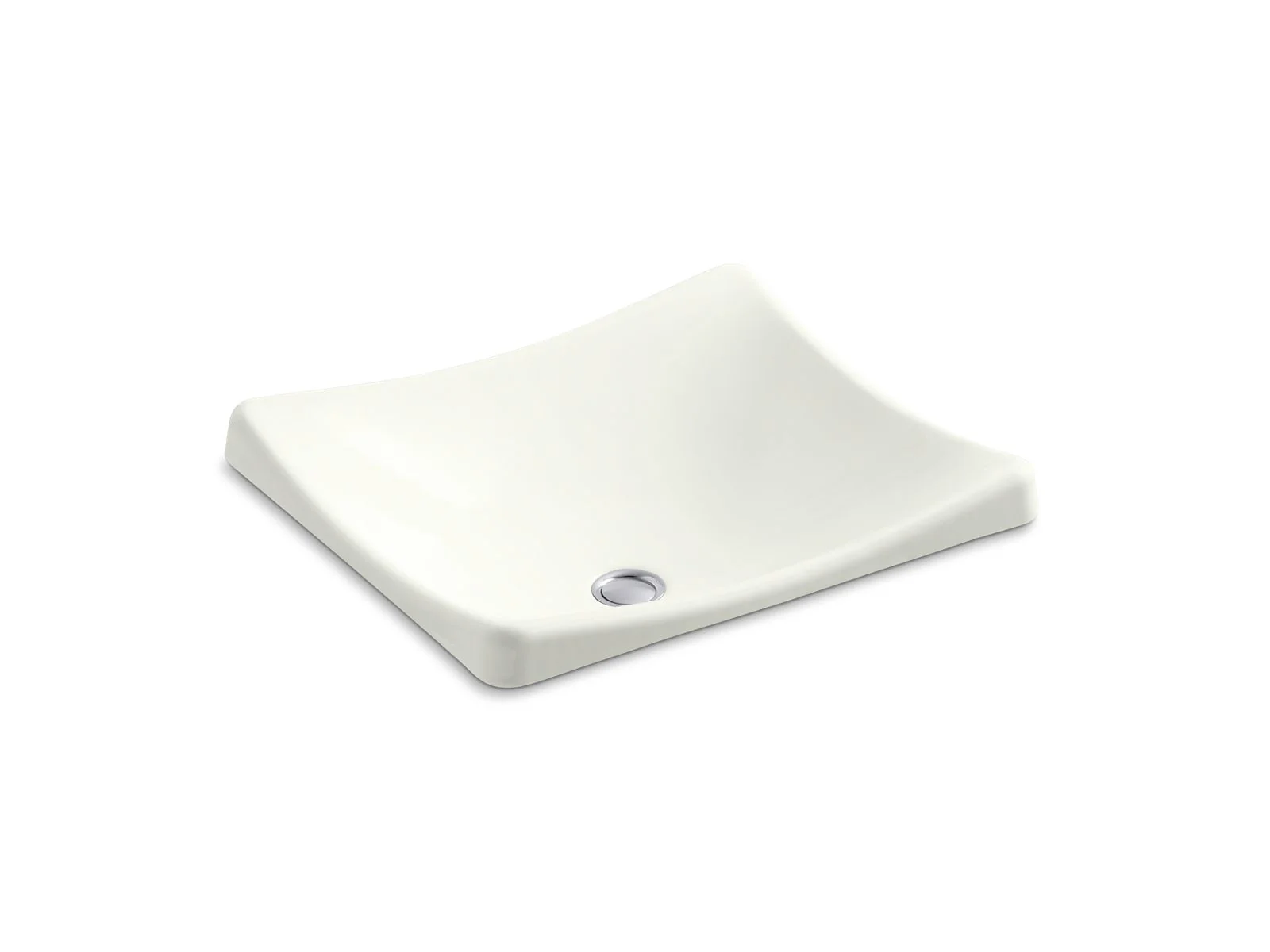 KOHLER K-2833 DemiLav 18-1/4" rectangular vessel bathroom sink, no overflow - Image 8