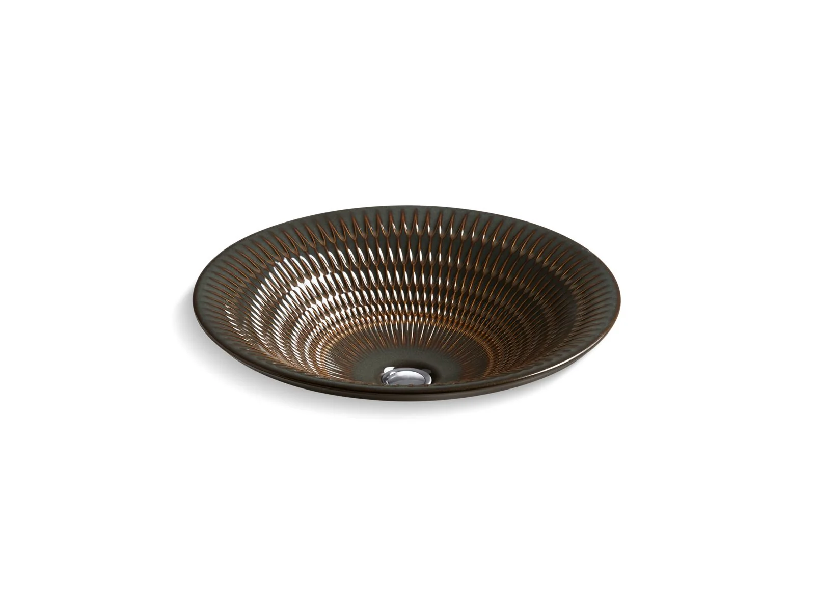 KOHLER K-17890-RL Derring Carillon 17-3/4" round drop-in bathroom sink, no overflow - Image 9