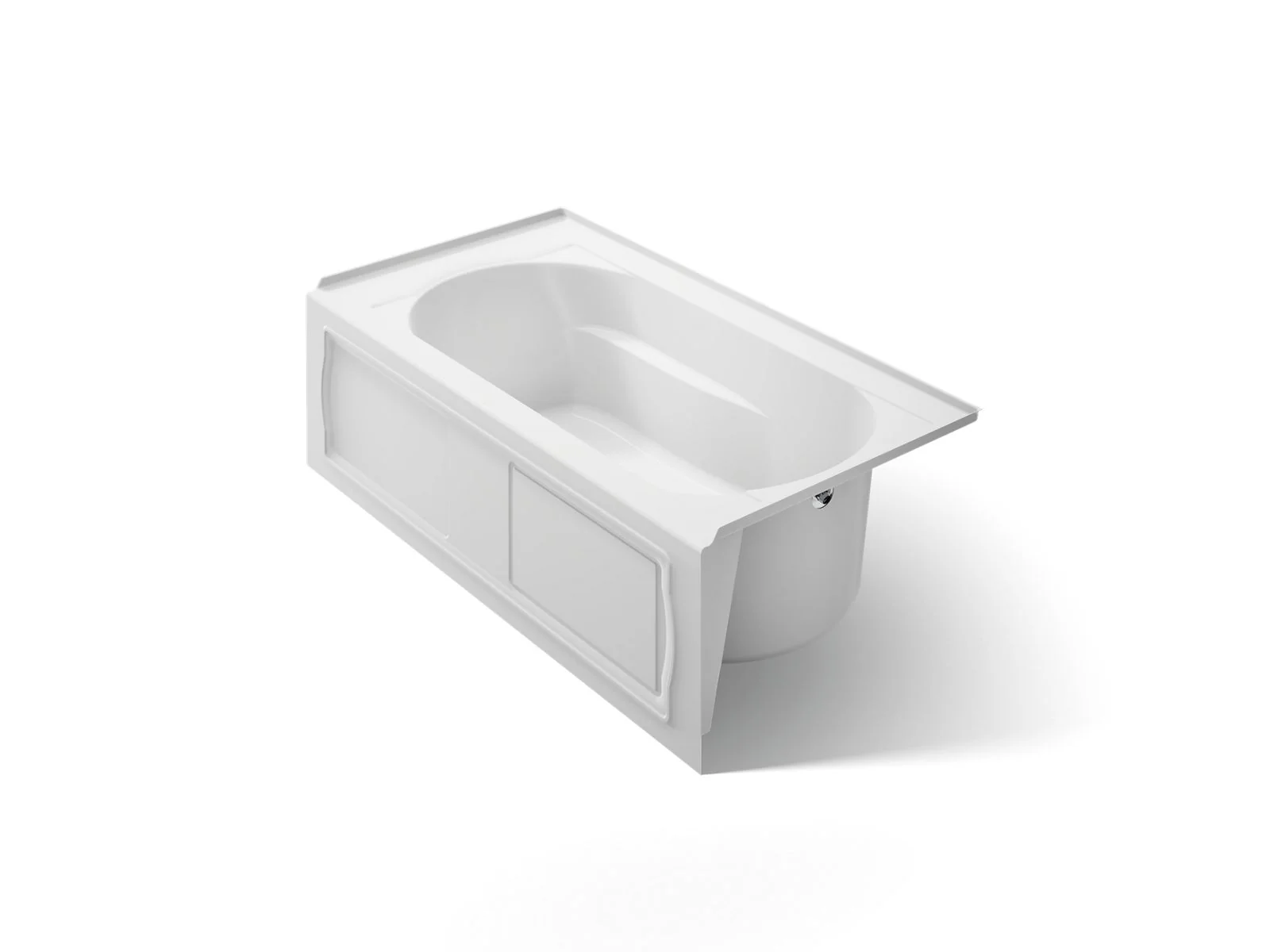 KOHLER K-1184-RA Devonshire 60" x 32" alcove bath, right drain - Image 3