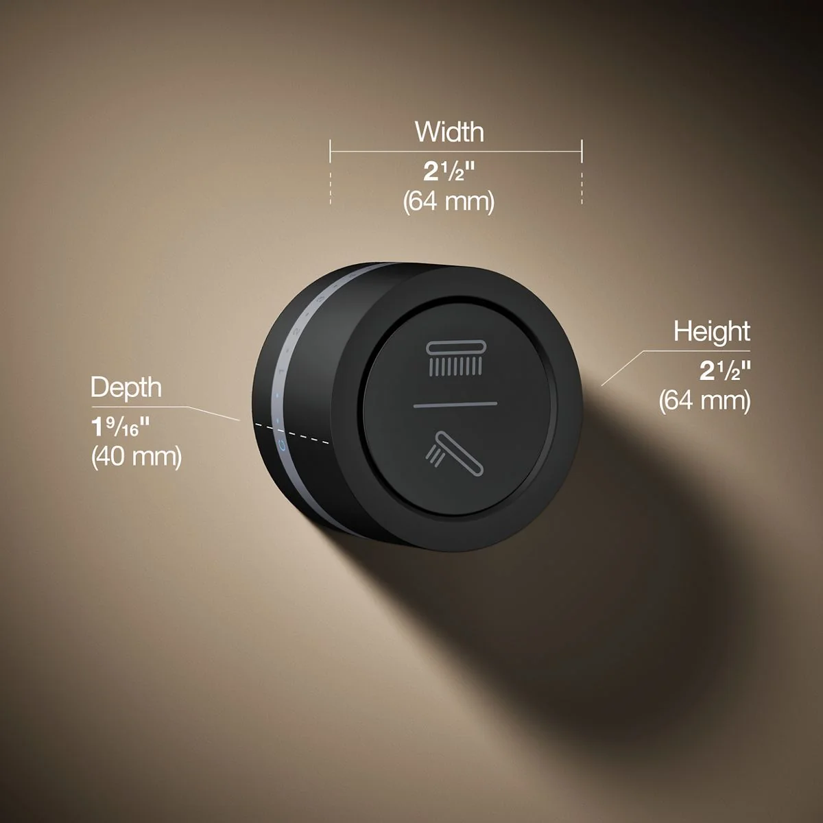 KOHLER K-29202-E DTV Mode Two-outlet shower digital interface with eco-mode diverter - Image 12