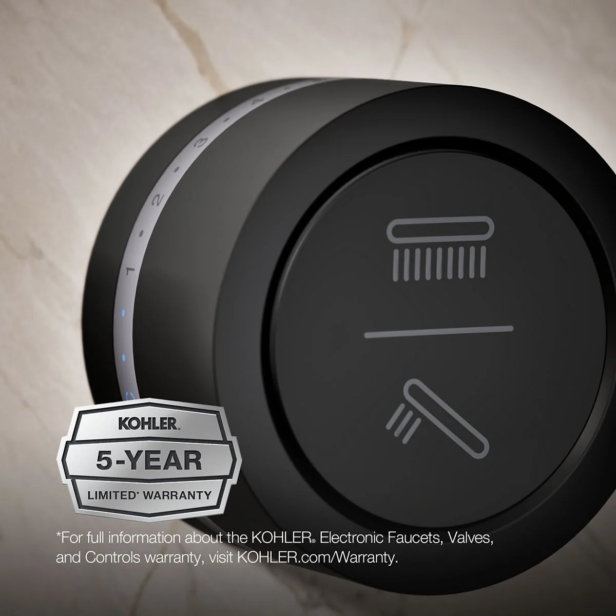 KOHLER K-29202-E DTV Mode Two-outlet shower digital interface with eco-mode diverter - Image 9