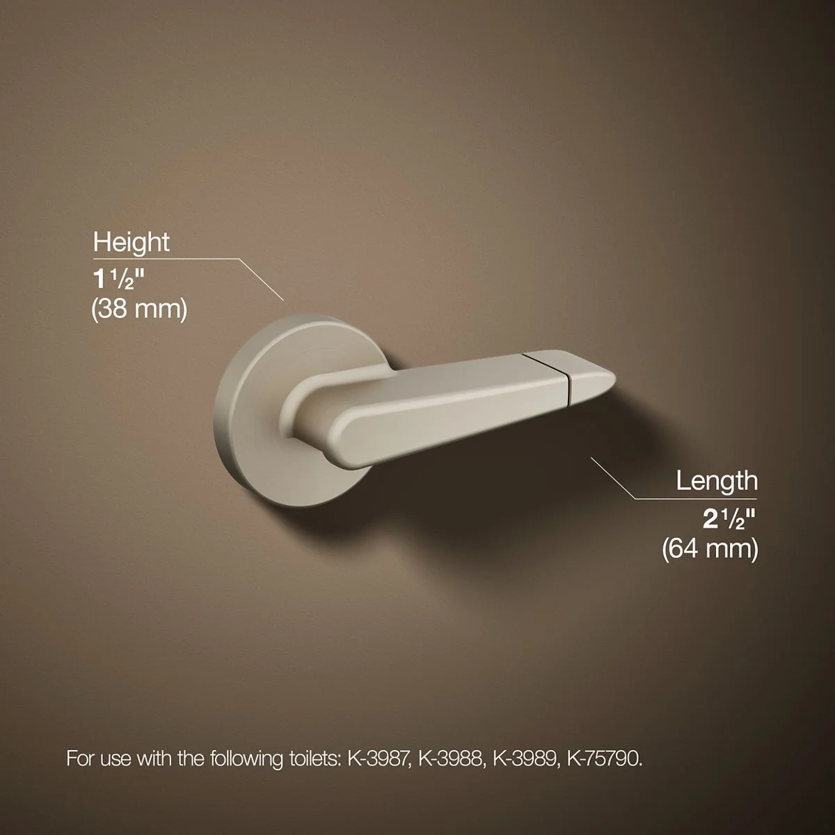 KOHLER K-9237 Dual-flush trip lever, left hand - Image 15