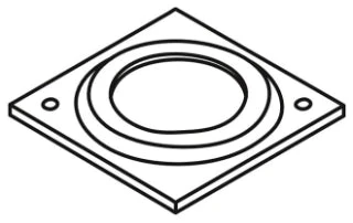 KOHLER K-85983-G Escutcheon, Bath
