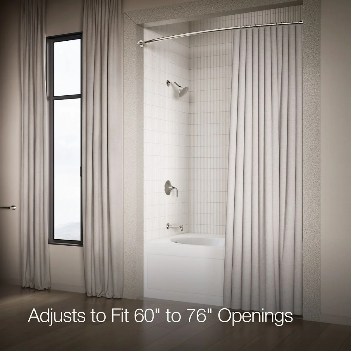 KOHLER K-9351 Expanse Curved shower rod - Image 16