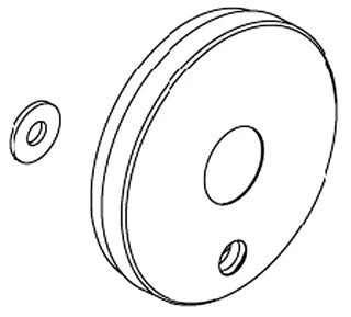 KOHLER K-1012573-CP Faceplate W/Div Kit