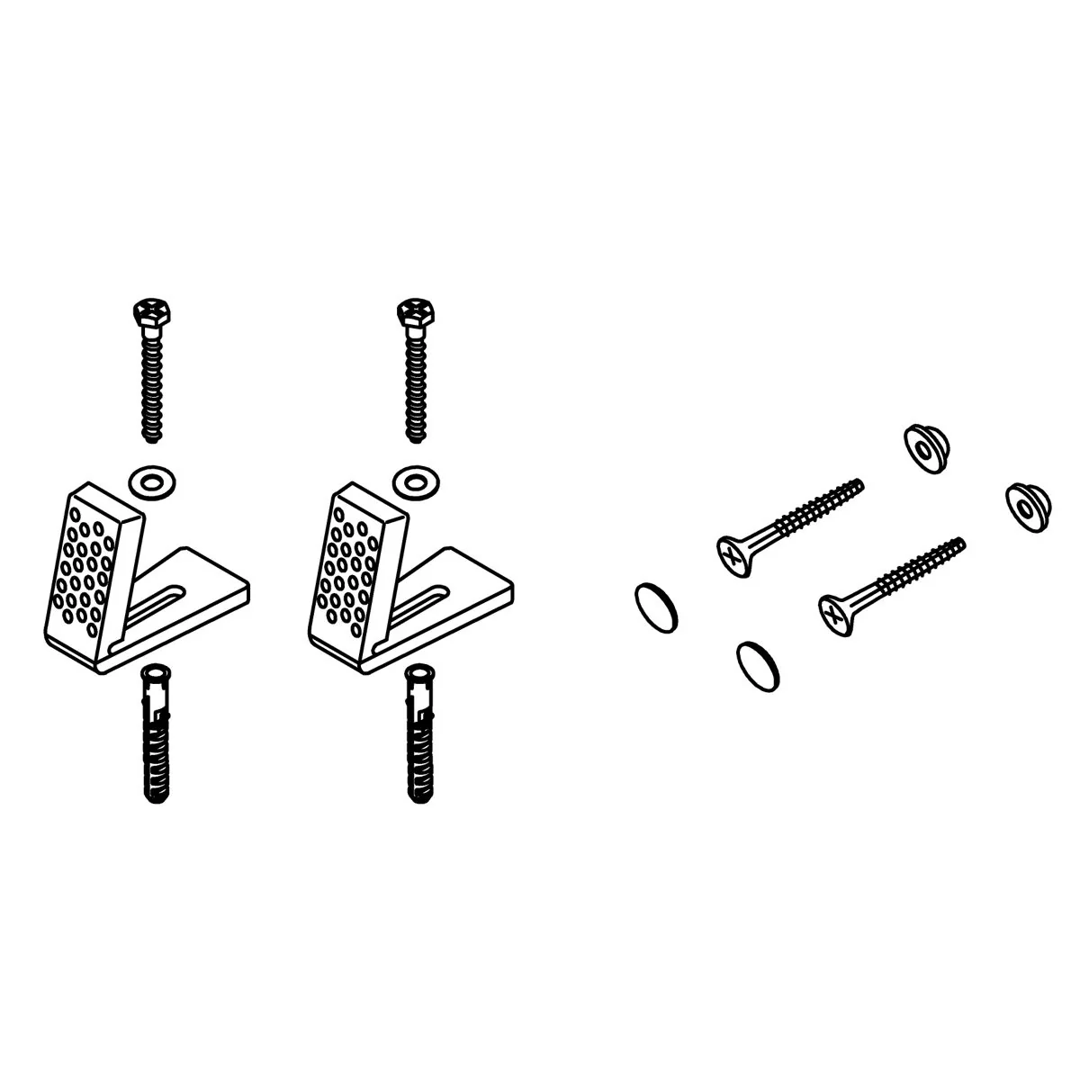 KOHLER K-1081365 Floor Mounting Kit Assembly