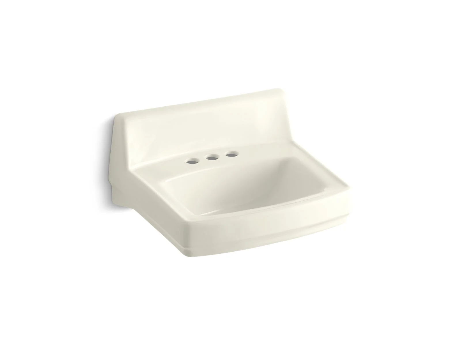 KOHLER K-2032 Greenwich 20-3/4" x 18-1/4" wall-mount/concealed arm carrier bathroom sink with 4" centerset faucet holes - Image 2