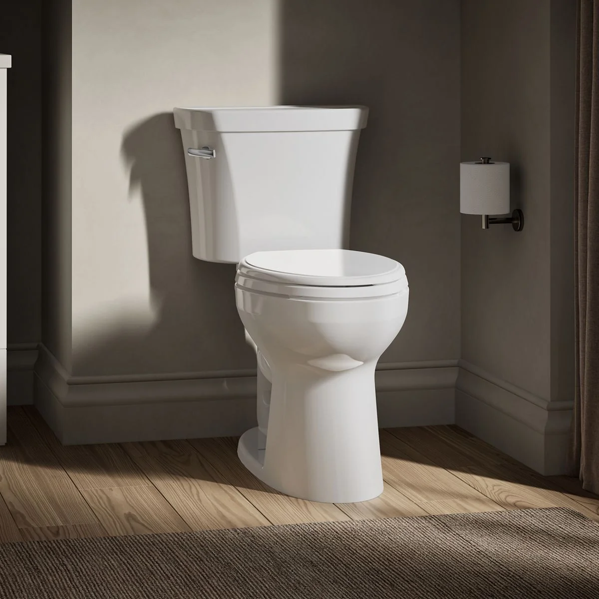 KOHLER K-43999 Highline Comfort Height Two-Piece Elongated 1.28 GPF Toilet - Image 9