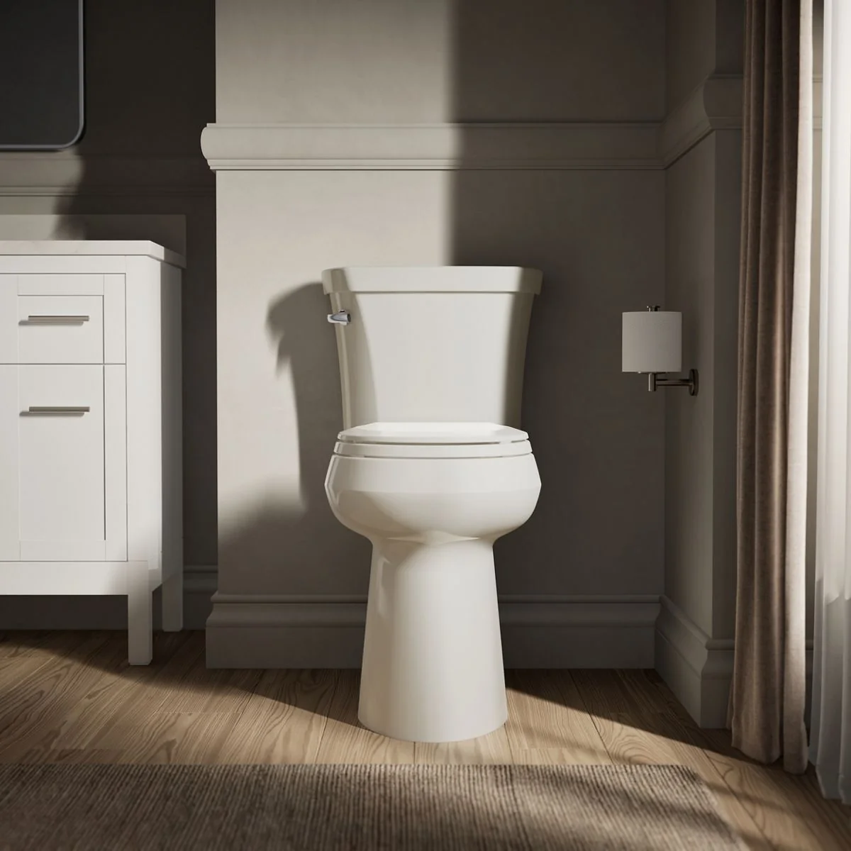KOHLER K-35643 Highline Tall round-front toilet bowl - Image 12