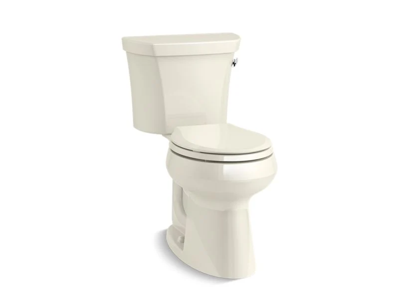 KOHLER K-5481-RA Highline Two-piece round-front toilet, 1.28 gpf - Image 3