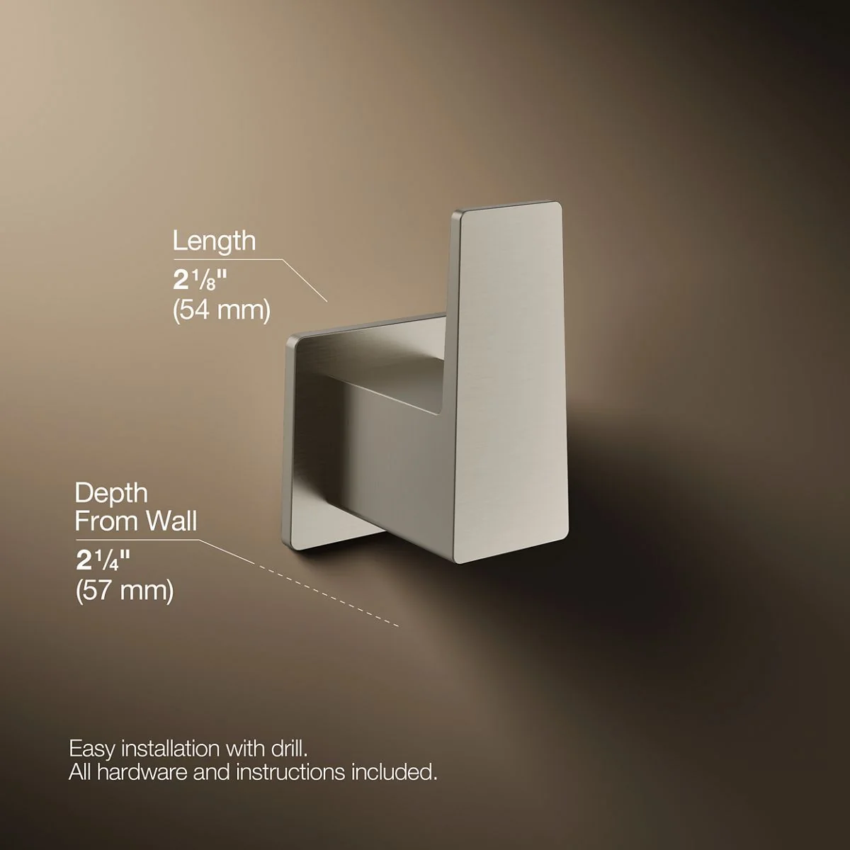 KOHLER K-26636 Honesty Robe hook - Image 14