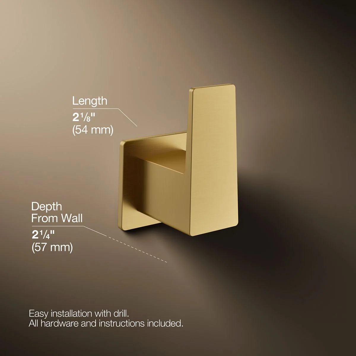 KOHLER K-26636 Honesty Robe hook - Image 23