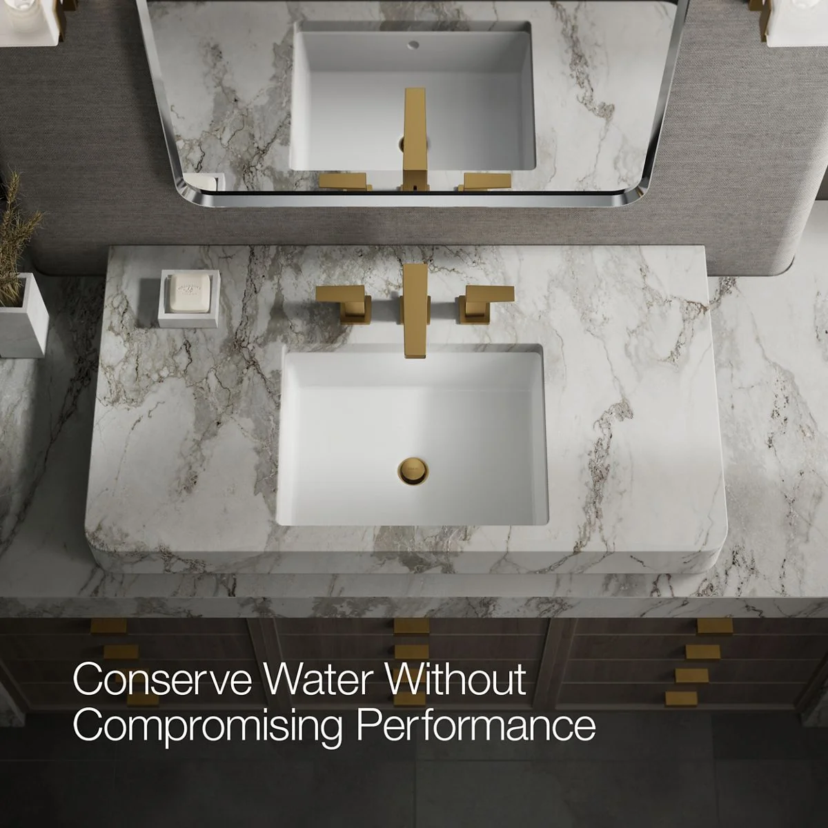 KOHLER K-24857-4 Honesty Widespread bathroom sink faucet, 0.5 gpm - Image 9
