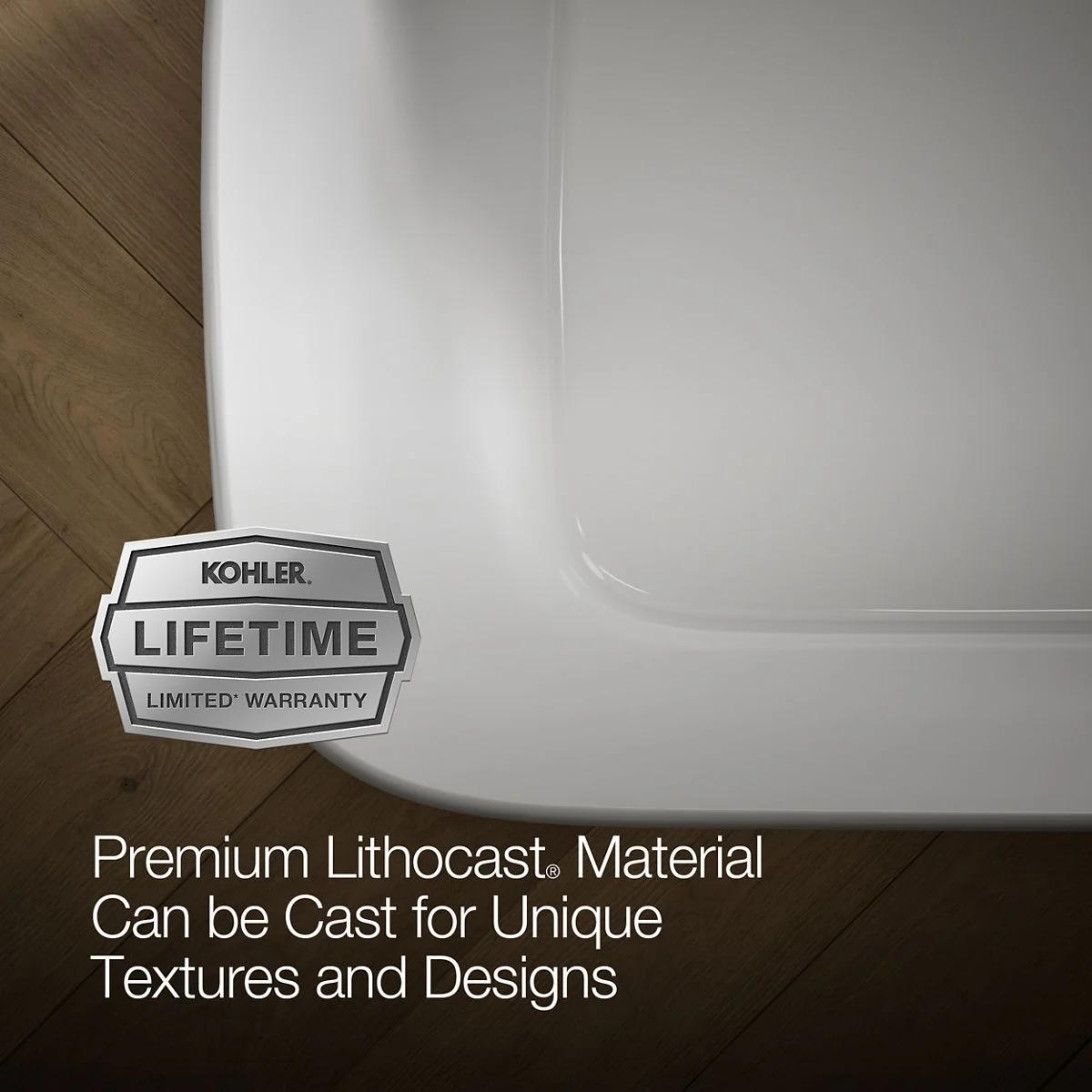 KOHLER K-8334 Imperator 65-3/4" x 31" freestanding bath - Image 3