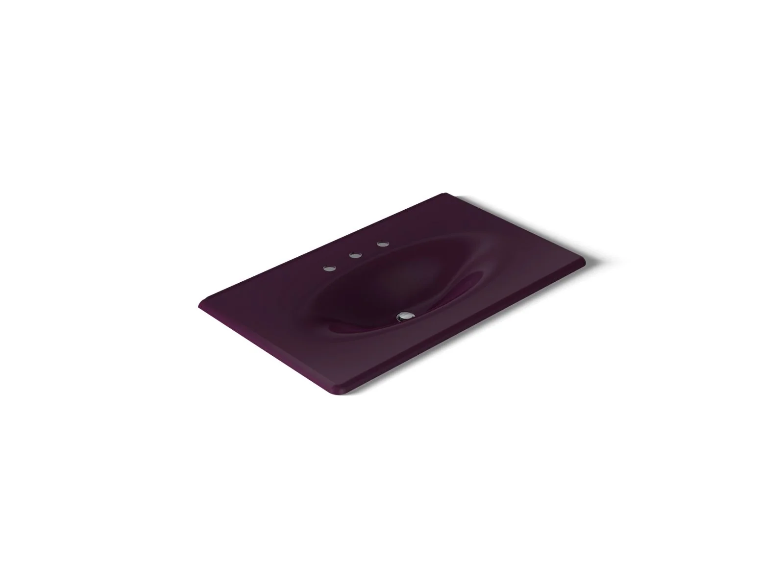 KOHLER K-3051-8 Iron/Impressions 37" Enameled cast iron vanity top with integrated oval sink - Image 11