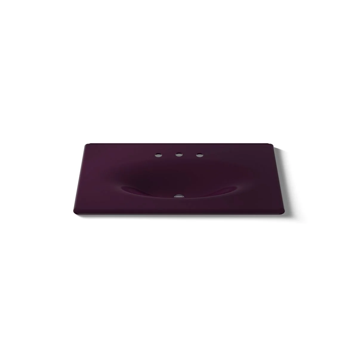 KOHLER K-3051-8 Iron/Impressions 37" Enameled cast iron vanity top with integrated oval sink - Image 15
