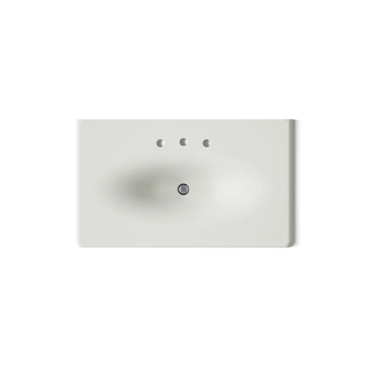 KOHLER K-3051-8 Iron/Impressions 37" Enameled cast iron vanity top with integrated oval sink - Image 17