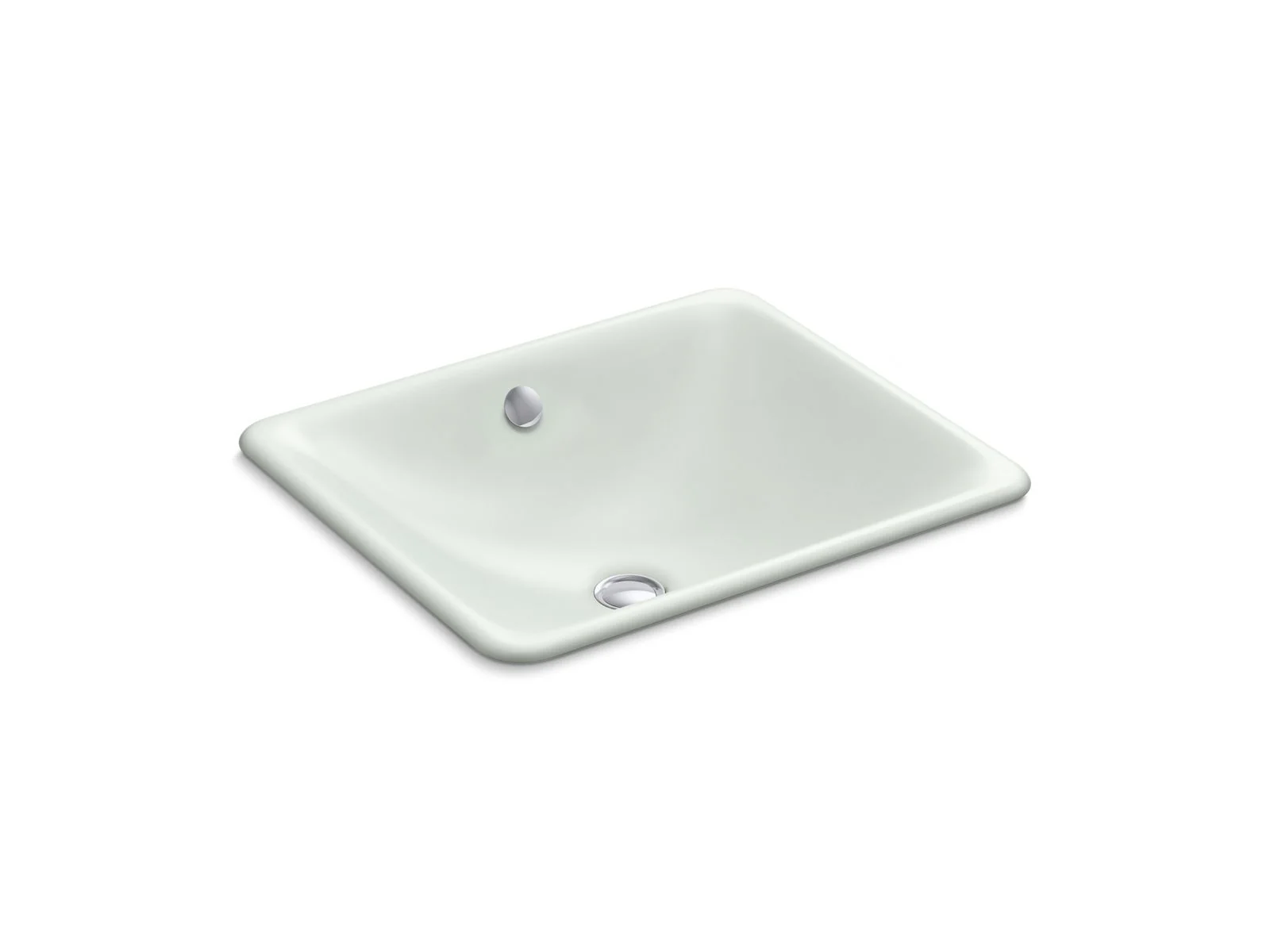 KOHLER K-5400 Iron Plains 18-1/2" rectangular drop-in/undermount bathroom sink - Image 5