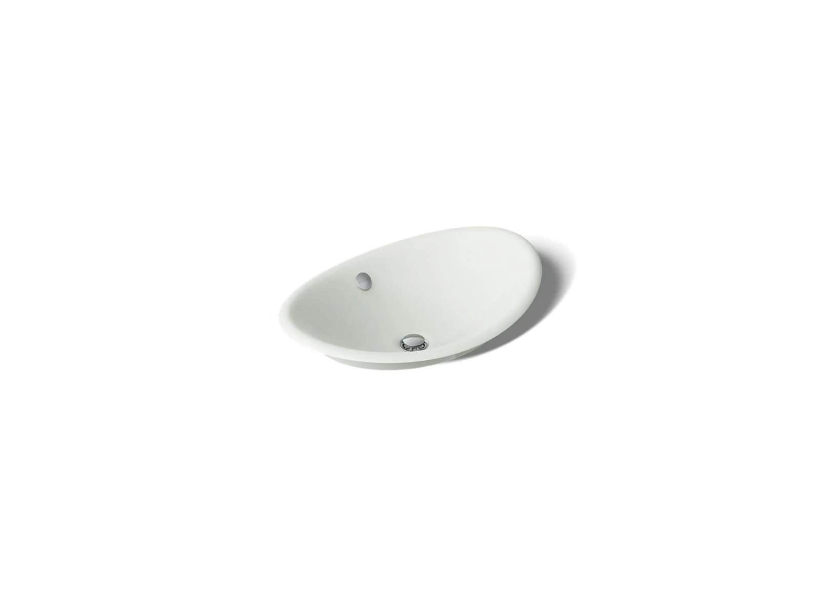KOHLER K-5403-W Iron Plains 20-3/4" oval vessel bathroom sink - Image 3