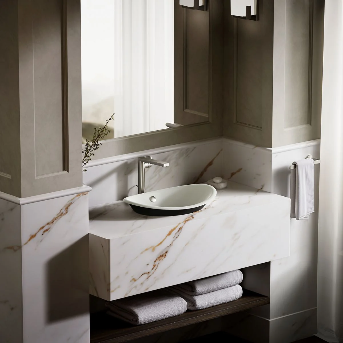 KOHLER K-5403-P5 Iron Plains 20-3/4" oval vessel bathroom sink - Image 7