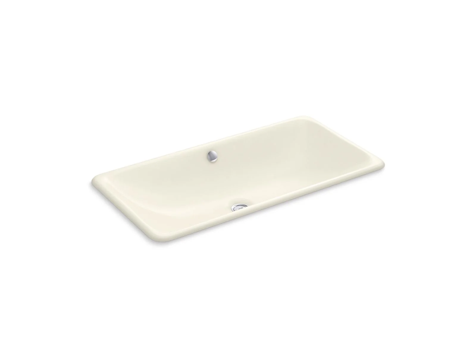KOHLER K-20212 Iron Plains 30" rectangular drop-in/undermount bathroom sink - Image 3