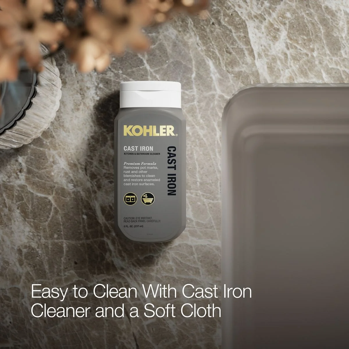KOHLER K-5708 Iron/Tones 27" top-/undermount single-bowl kitchen sink - Image 53