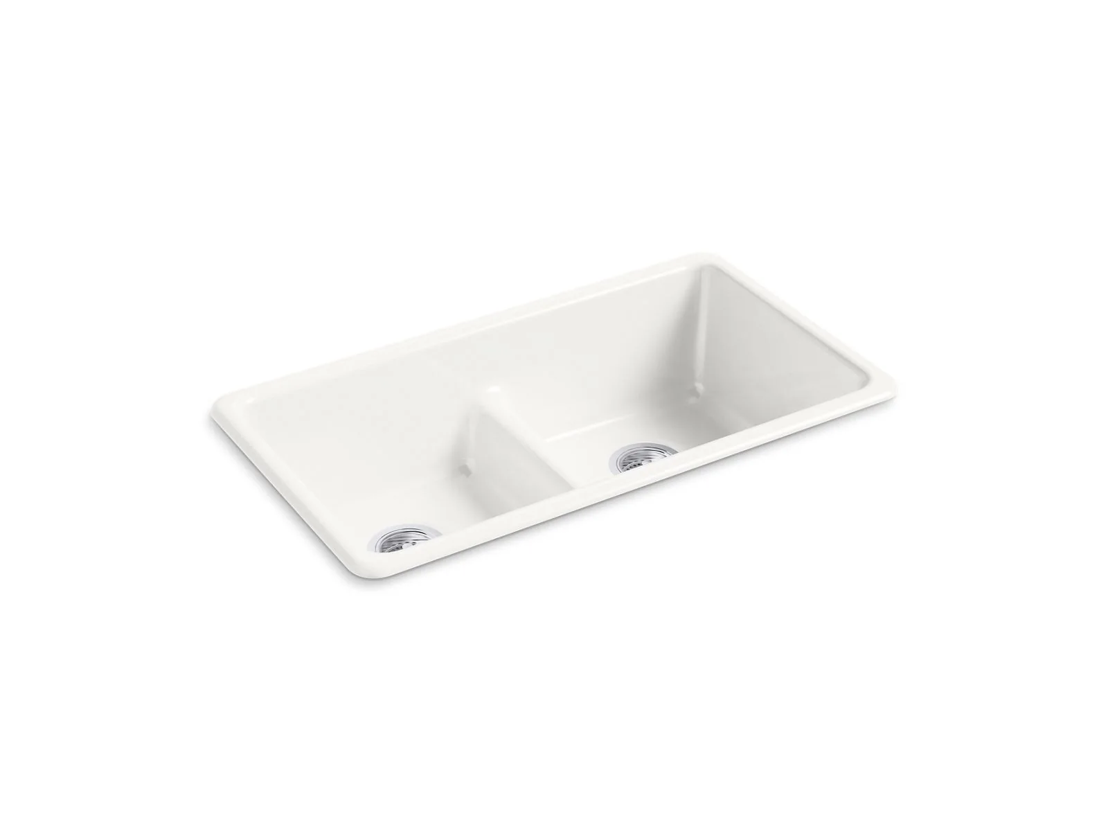 KOHLER K-5312 Iron/Tones Smart Divide 33" top-/undermount double-bowl kitchen sink - Image 18