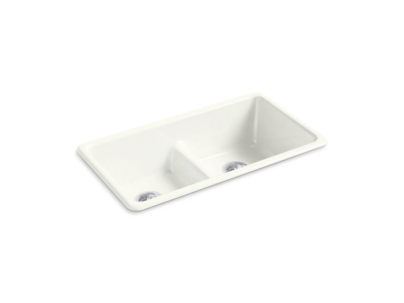 KOHLER K-5312 Iron/Tones Smart Divide 33" top-/undermount double-bowl kitchen sink - Image 22