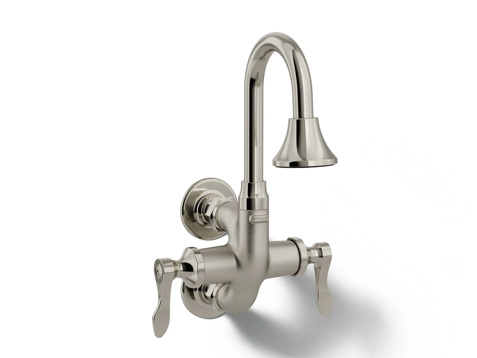 KOHLER K-730T70-4AJR Cannock|Triton Wall-mount lavatory faucet, 1.2 gpm - Image 3
