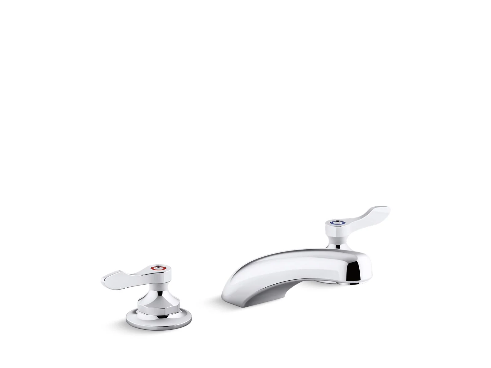 KOHLER K-800T20-4ANL Triton 0.5 gpm widespread bathroom sink faucet with laminar flow and lever handles, drain not included